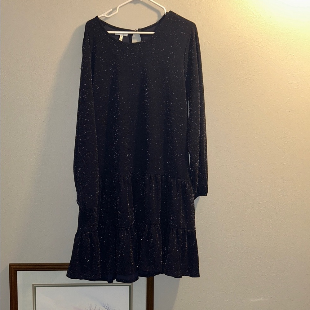 Maurices Black Sparkle Kids Dress